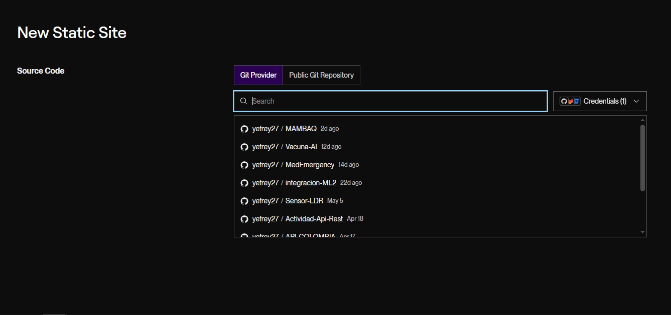 Repositorios GitHub en Render