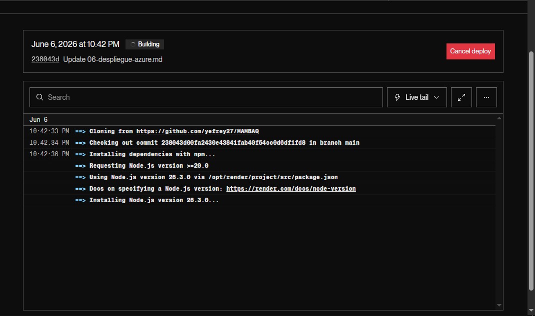 Build en proceso