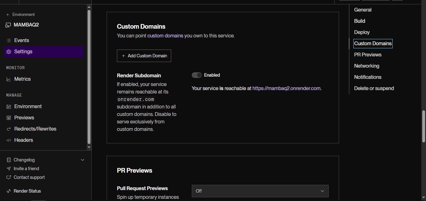 Custom Domains en Render
